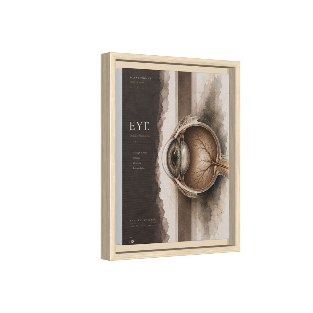 Silent Organs – Eye Wall Art | Luxury Anatomical Canvas Print | Museum-Inspired Fine Art