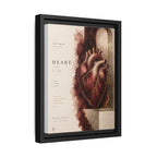 Silent Organs – Heart Wall Art | Luxury Anatomical Canvas Print | Museum-Inspired Fine Art