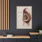 Silent Organs – Hippocampus Wall Art | Luxury Neuroscience Canvas Print | Museum-Inspired Fine Art