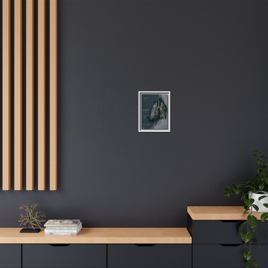 Silent Organs – Lungs Wall Art | Luxury Anatomical Canvas Print | Museum-Inspired Fine Art