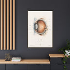 Anatomical Eye Canvas Print | Luxury Ophthalmology Wall Art | Museum-Inspired Medical Decor