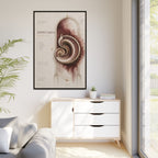 Silent Organs – Hippocampus Wall Art | Luxury Neuroscience Canvas Print | Museum-Inspired Fine Art