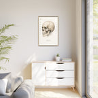 Anatomical Skull Wall Art | Luxury Medical Canvas Print | Museum-Inspired Fine Art