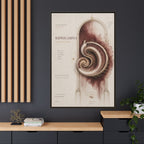 Silent Organs – Hippocampus Wall Art | Luxury Neuroscience Canvas Print | Museum-Inspired Fine Art