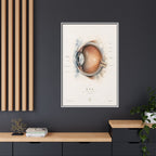 Anatomical Eye Canvas Print | Luxury Ophthalmology Wall Art | Museum-Inspired Medical Decor