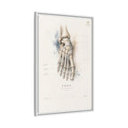Anatomical Foot Skeleton Wall Art | Luxury Podiatry Canvas Print | Museum-Inspired Fine Art