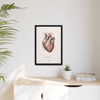Anatomical Heart Wall Art | Luxury Medical Canvas Print | Museum-Inspired Fine Art