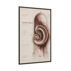 Silent Organs – Hippocampus Wall Art | Luxury Neuroscience Canvas Print | Museum-Inspired Fine Art