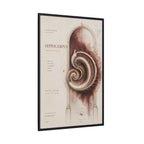 Silent Organs – Hippocampus Wall Art | Luxury Neuroscience Canvas Print | Museum-Inspired Fine Art
