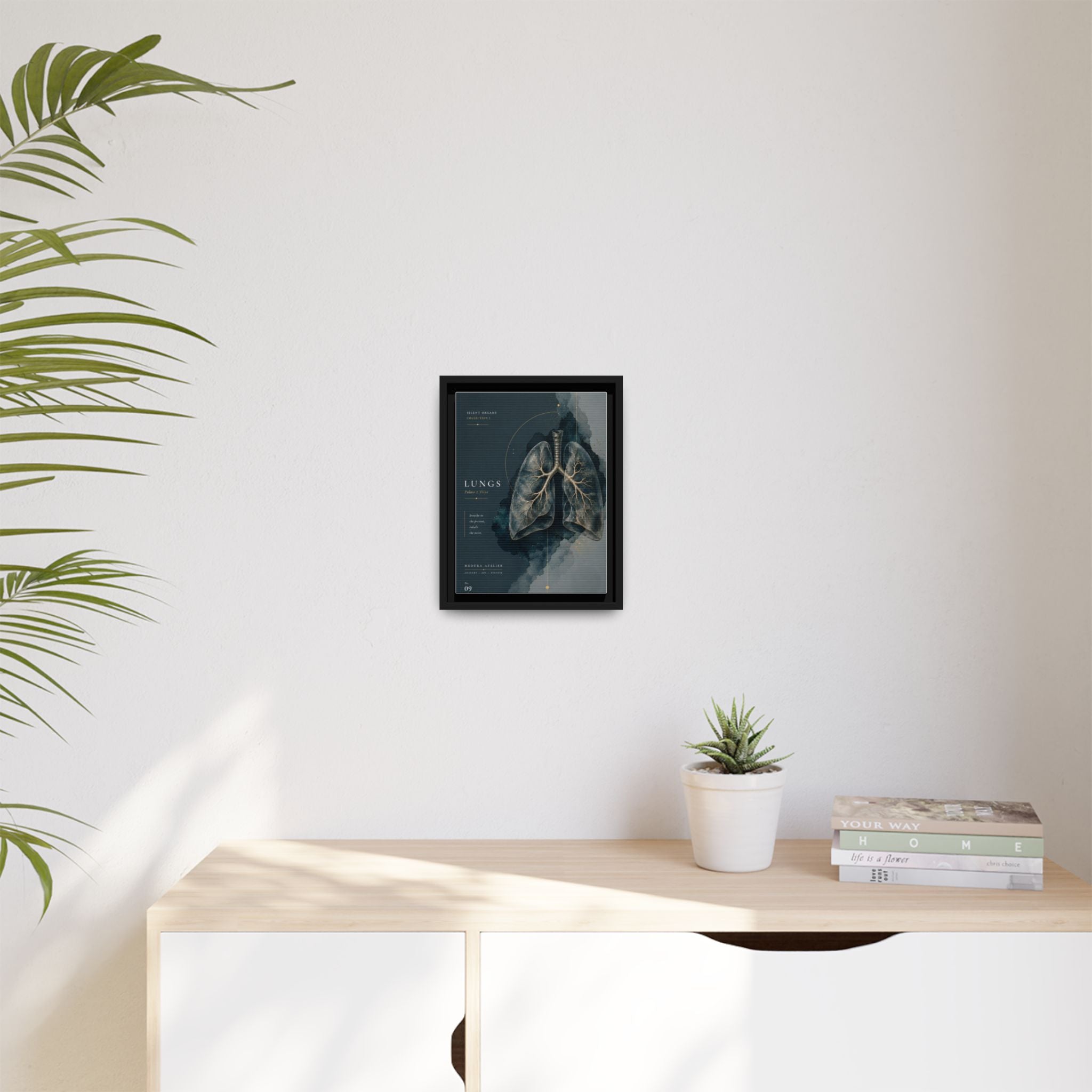 Silent Organs – Lungs Wall Art | Luxury Anatomical Canvas Print | Museum-Inspired Fine Art