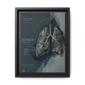 Silent Organs – Lungs Wall Art | Luxury Anatomical Canvas Print | Museum-Inspired Fine Art