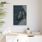 Silent Organs – Lungs Wall Art | Luxury Anatomical Canvas Print | Museum-Inspired Fine Art