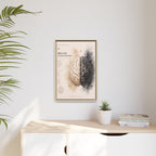Brain Hemispheres Wall Art | Luxury Neuroscience Canvas Print | Museum-Inspired Fine Art