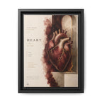 Silent Organs – Heart Wall Art | Luxury Anatomical Canvas Print | Museum-Inspired Fine Art
