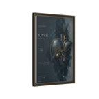 Silent Organs – Liver Wall Art | Luxury Anatomical Canvas Print | Museum-Inspired Fine Art