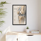 Orthopaedic Knee Anatomy Wall Art | Luxury Orthopedic Canvas Print | Museum-Inspired Fine Art