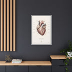 Anatomical Heart Wall Art | Luxury Medical Canvas Print | Museum-Inspired Fine Art