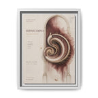 Silent Organs – Hippocampus Wall Art | Luxury Neuroscience Canvas Print | Museum-Inspired Fine Art