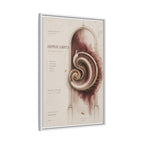 Silent Organs – Hippocampus Wall Art | Luxury Neuroscience Canvas Print | Museum-Inspired Fine Art