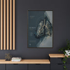 Silent Organs – Lungs Wall Art | Luxury Anatomical Canvas Print | Museum-Inspired Fine Art