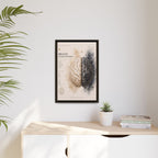 Brain Hemispheres Wall Art | Luxury Neuroscience Canvas Print | Museum-Inspired Fine Art