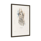 Anatomical Foot Skeleton Wall Art | Luxury Podiatry Canvas Print | Museum-Inspired Fine Art